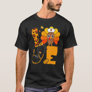 Camiseta Amor Turquia Stethoscope Enfermeira Vida Ação de G
