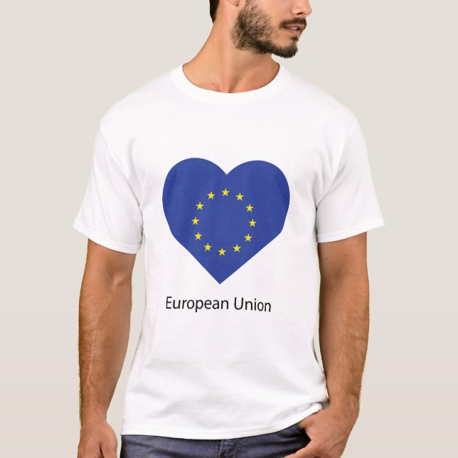 Camiseta Amor União Europeia (Frente)