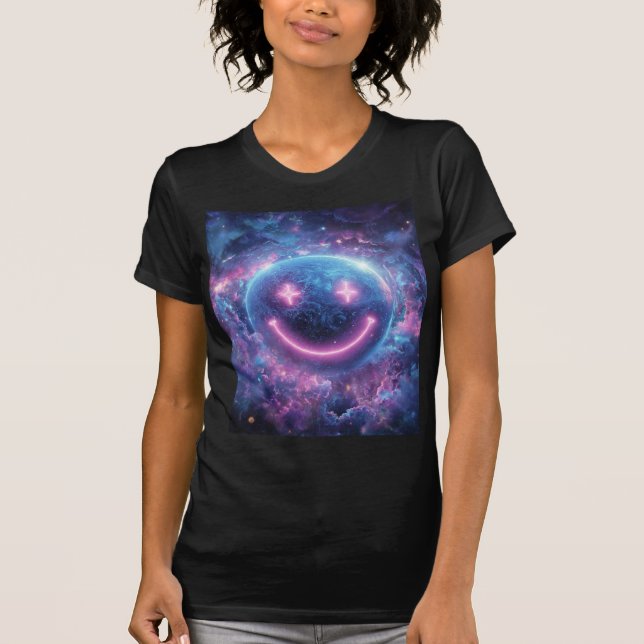 Camiseta Amor Único para Sempre — Vibrações Universais Posi (Frente)