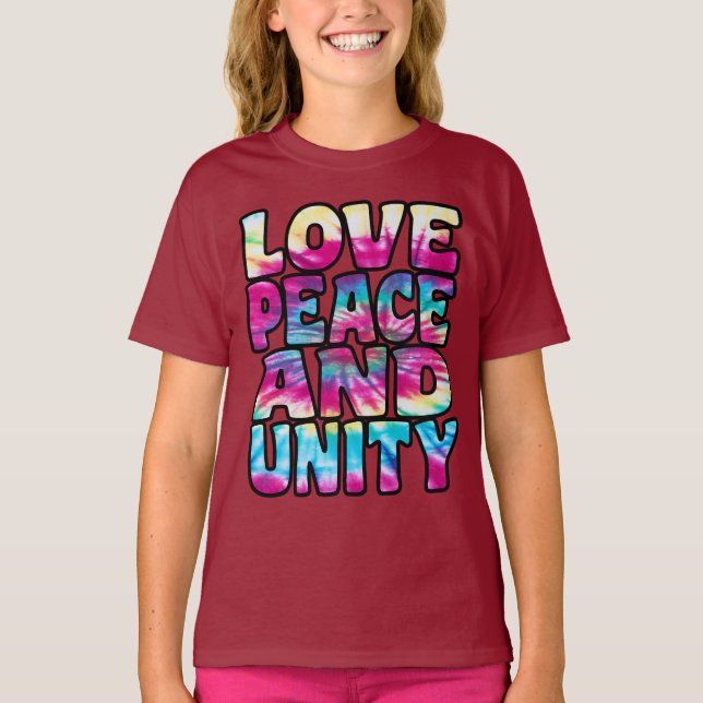 CAMISETA AMOR UNIDADE DA PAZ. (Frente)