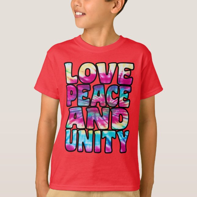 CAMISETA AMOR UNIDADE DA PAZ. (Frente)