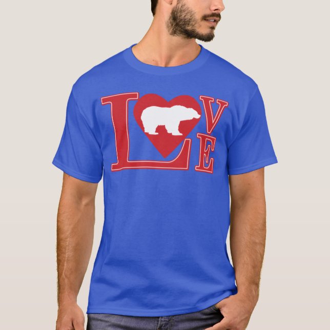 Camiseta Amor Urso amigo (Frente)