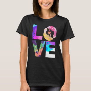 Camiseta Amor Vaca Colorida de Mana Trichechidae de Mana
