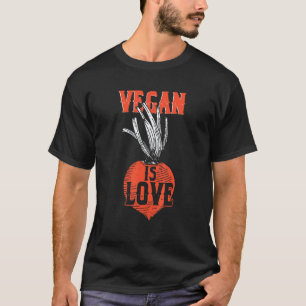 Camiseta Amor Vegano Vegetariano Veganismo Direitos Animais