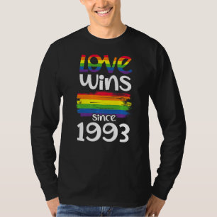 Camiseta Amor Vence Desde 1993, Celebração Do Orgulho Arco-