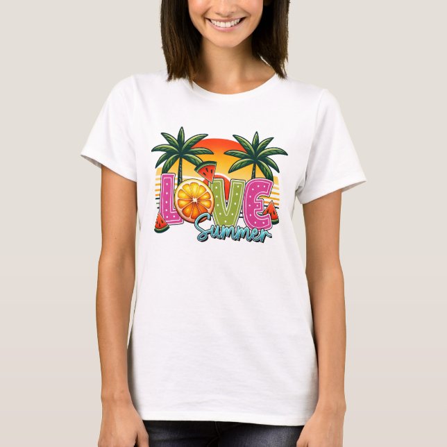 Camiseta Amor verão (Frente)