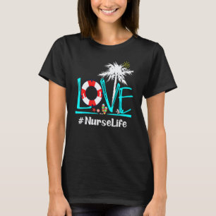Camiseta Amor Verão Sol Enfermeira Vida