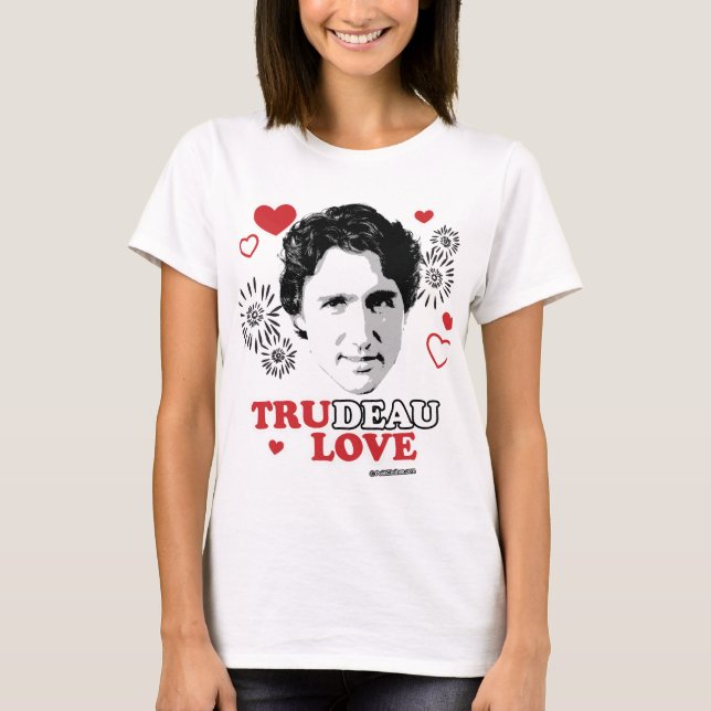 Camiseta Amor verdadeiro Trudeau (Frente)