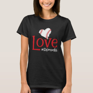 Camiseta Amor Vida de Madrasta Família Maternidade Bônus Mã