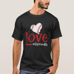 Camiseta Amor Vida de Madrasta Família Maternidade Bônus Mã