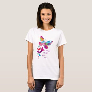 Camiseta Amor vivo do riso da dança - o t-shirt das