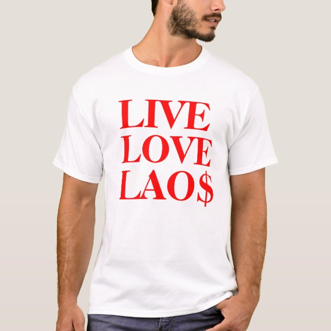 CAMISETA AMOR VIVO LAO$ 2 (Frente)