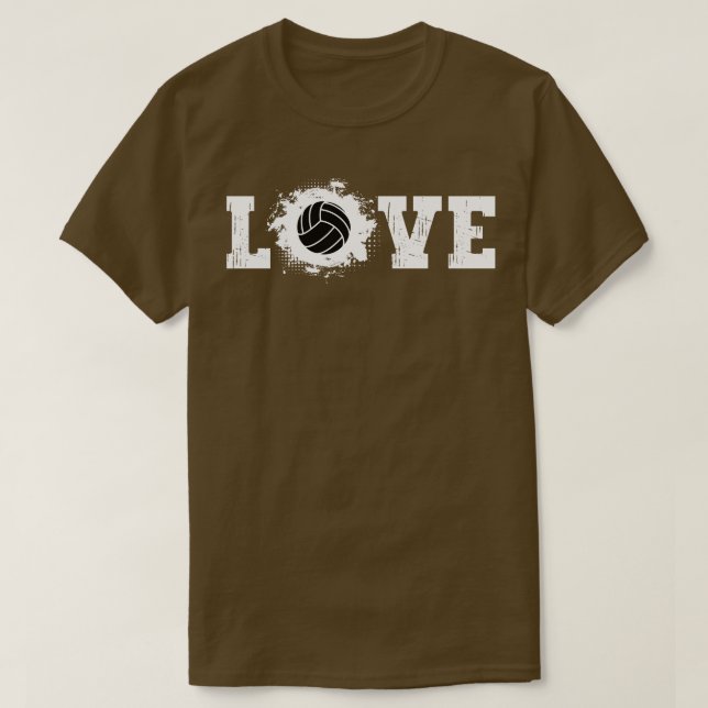 Camiseta Amor Voleibol 6 (Frente do Design)