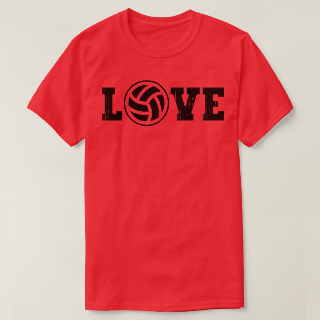 Camiseta Amor Voleibol 7 (Frente do Design)