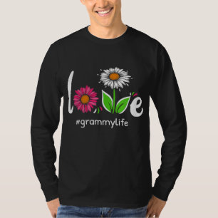 Camiseta Amor Vovó Floral Vovó Custa Vovó C