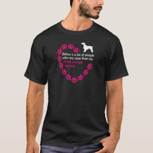 Camiseta amor Welsh Springer Spaniel Funny Gift
