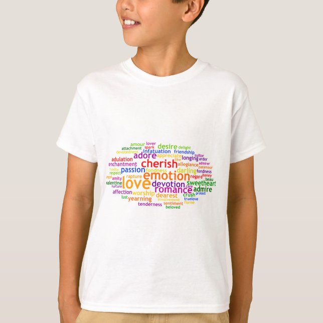 Camiseta Amor Wordle (Frente)