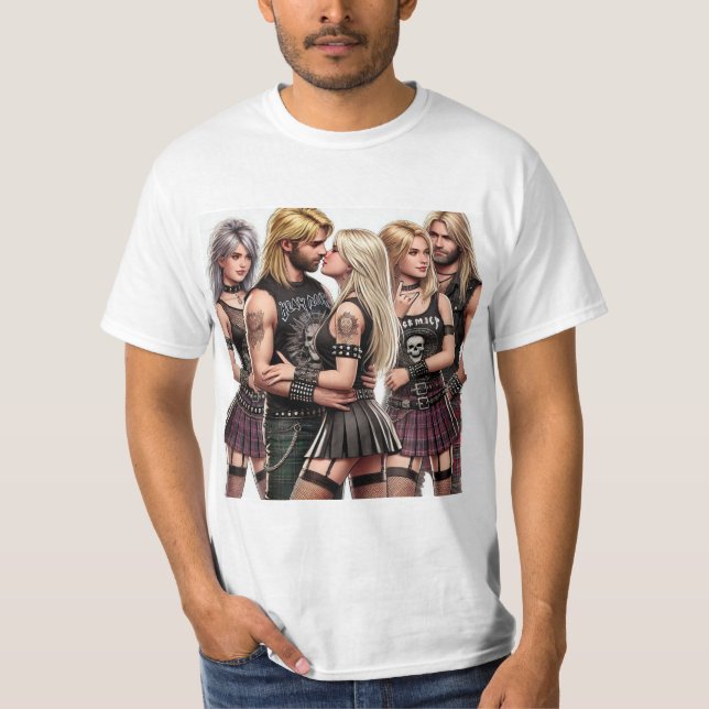 Camiseta Amor y Metal: Un Vínculo Inquebrantable (Frente)