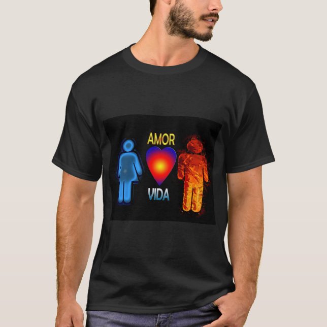 Camiseta amor y vida (Frente)