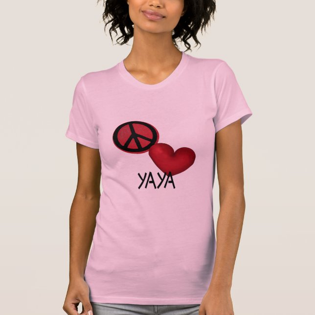 Camiseta Amor YaYa da paz (Frente)