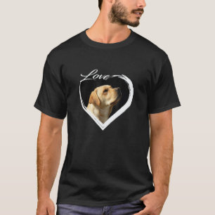 Camiseta Amor Yellow Lab Labrador Retriever De Animal