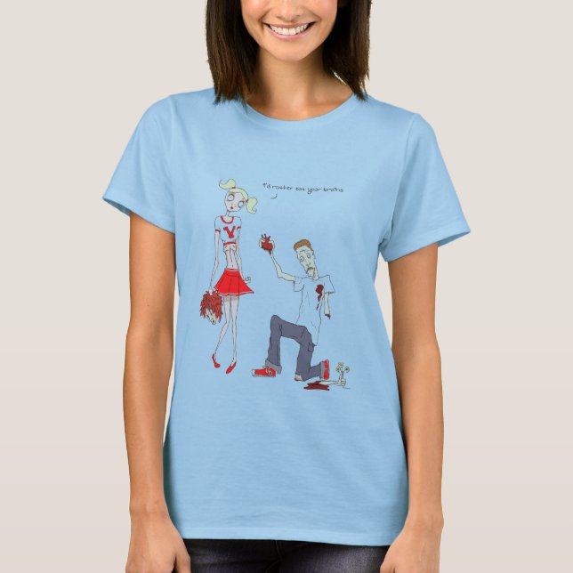 Camiseta amor zombie (Frente)