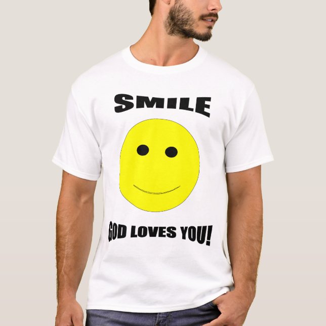 Camiseta Amores do deus do sorriso você t-shirt (Frente)