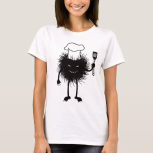 Camiseta Amores maus do cozinheiro chefe do inseto para