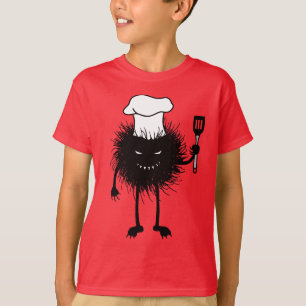 Camiseta Amores maus do cozinheiro chefe do inseto para