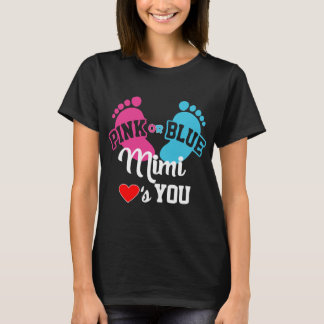 Camiseta Amores que do rosa ou do azul Mimi você género