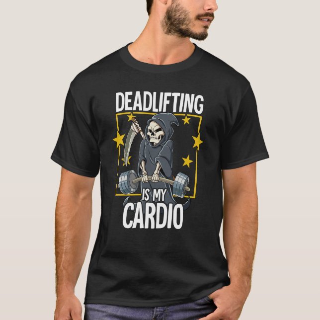 Camiseta Amortecedor de Treinamento em Peso de Gym Reaper (Frente)