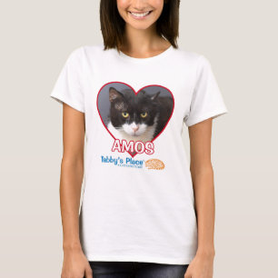 Camiseta Amos - O T das mulheres Relaxed do ajustado