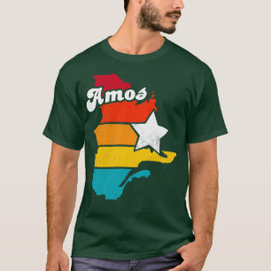 Camiseta Amos Quebec Canada Vintage angustiou Souvenir 2