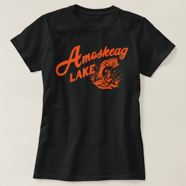Camiseta Amoskeag Lake Gift For Fishing Lover 2022  (Frente do Design)