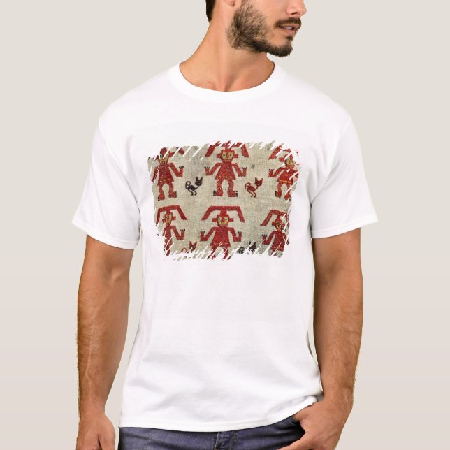 Camiseta Amostra de tecido de Lambayeque com uma figura (Frente)
