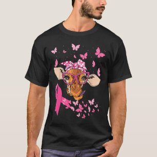 Camiseta &amp; Consciência do Cancer de Fita Rosa Bandana