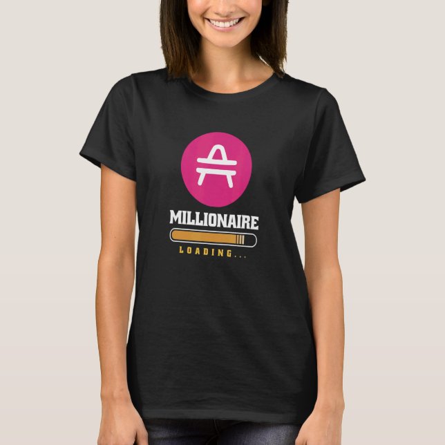 Camiseta Amp Crypto Millionaire Loading  Cryptocurrency (Frente)