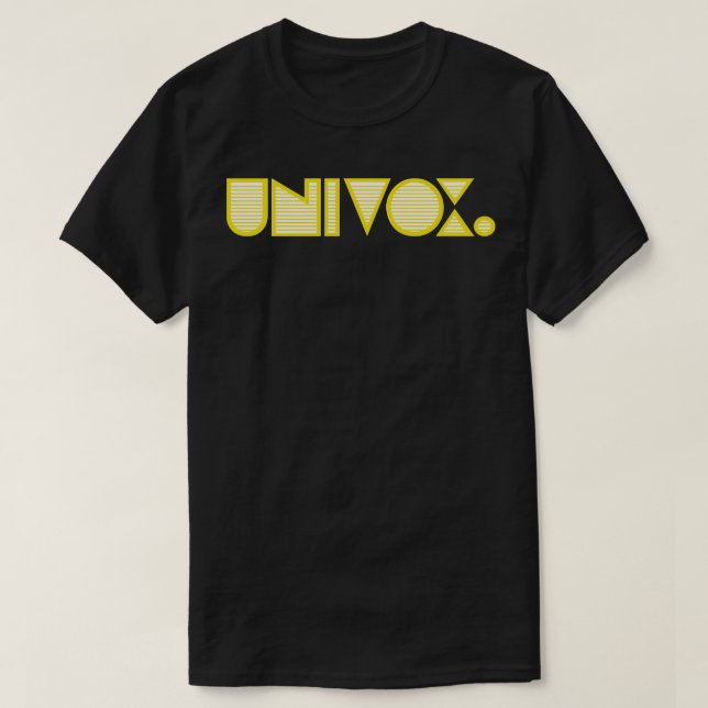 Camiseta Amp De Bass De Violão Retro Univox (Frente do Design)