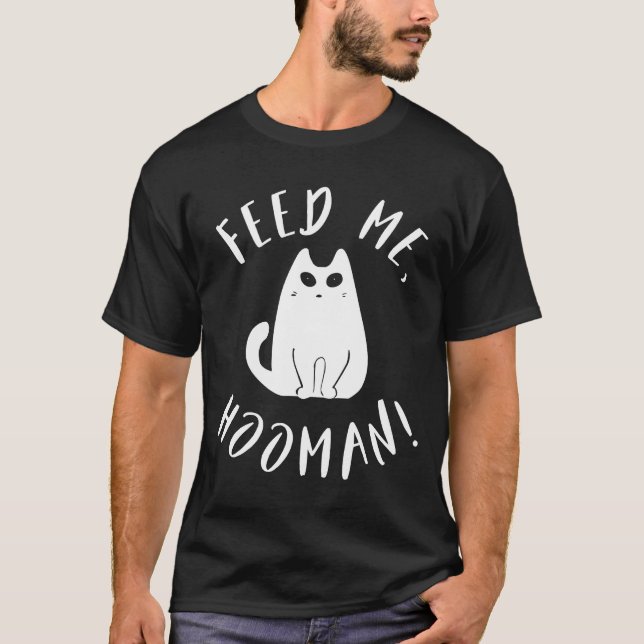 Camiseta Amp Snarky Hooman Cat Amp C000058 (Frente)