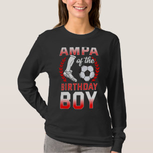 Camiseta Ampa Do Celebrador De Futebol Do Aniversário