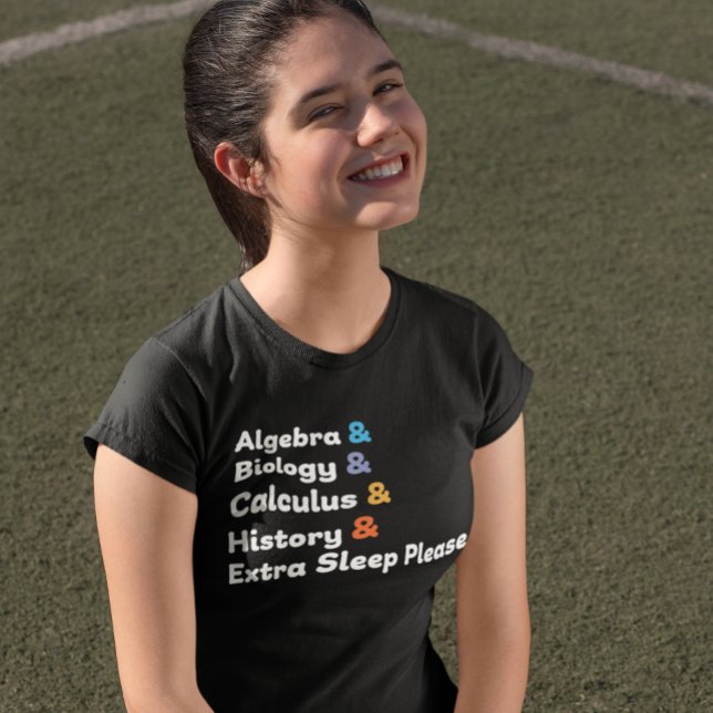 Camiseta Ampersand Algebra Biology | Engraçado | Voltar à e (AMPERSAND TSHIRT)