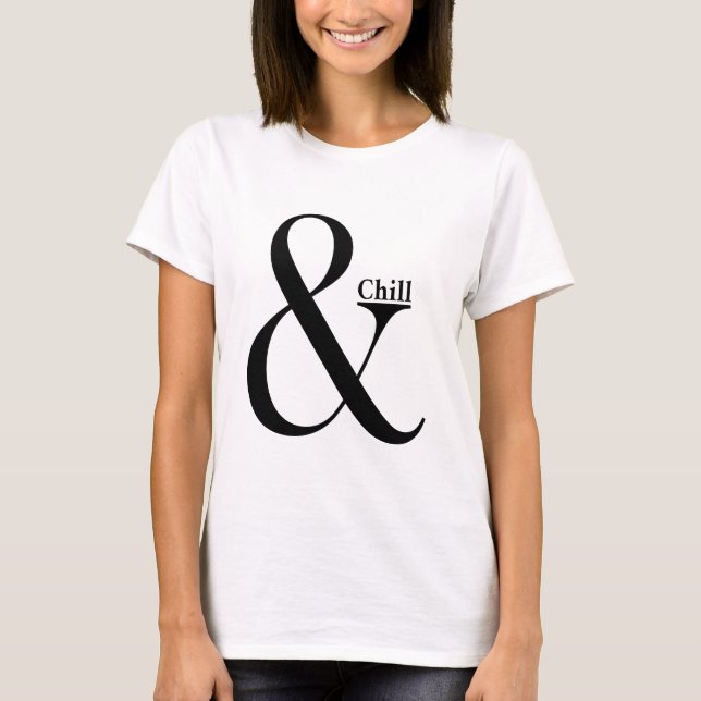 Camiseta Ampersand E Chill (Frente)