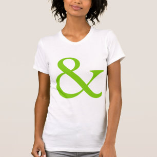 Camiseta Ampersand - Verde marciano