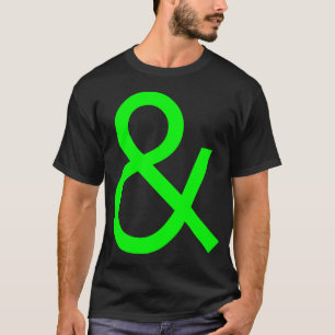 Camiseta Ampersand - Verde no escuro