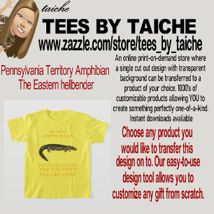 Camiseta Amphibian, Território da Pensilvânia