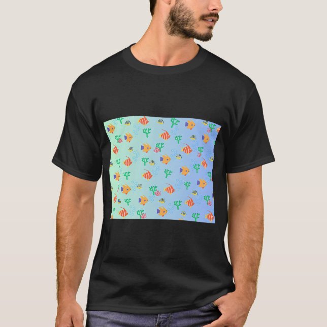 Camiseta Amphiprion e o mar (Frente)