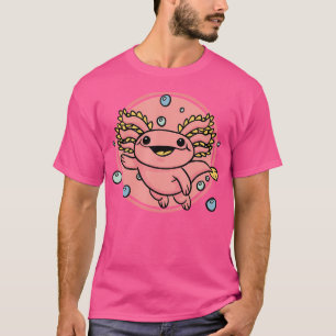 Camiseta Ampibo Salamander Mexicano Cute Axolotl Kawaii