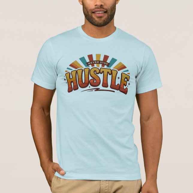Camiseta Âmpito Subir Prosperar Ambição Diária Ética de Tra (Frente)