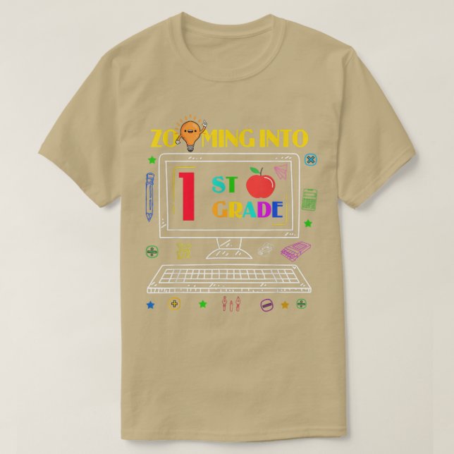 Camiseta Ampliando em 1 rua de volta para a Escola Virtual  (Frente do Design)