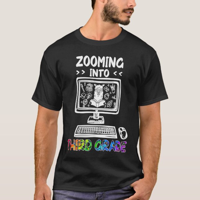 Camiseta Ampliando para o 3º ano de volta à escola 2020 Cut (Frente)